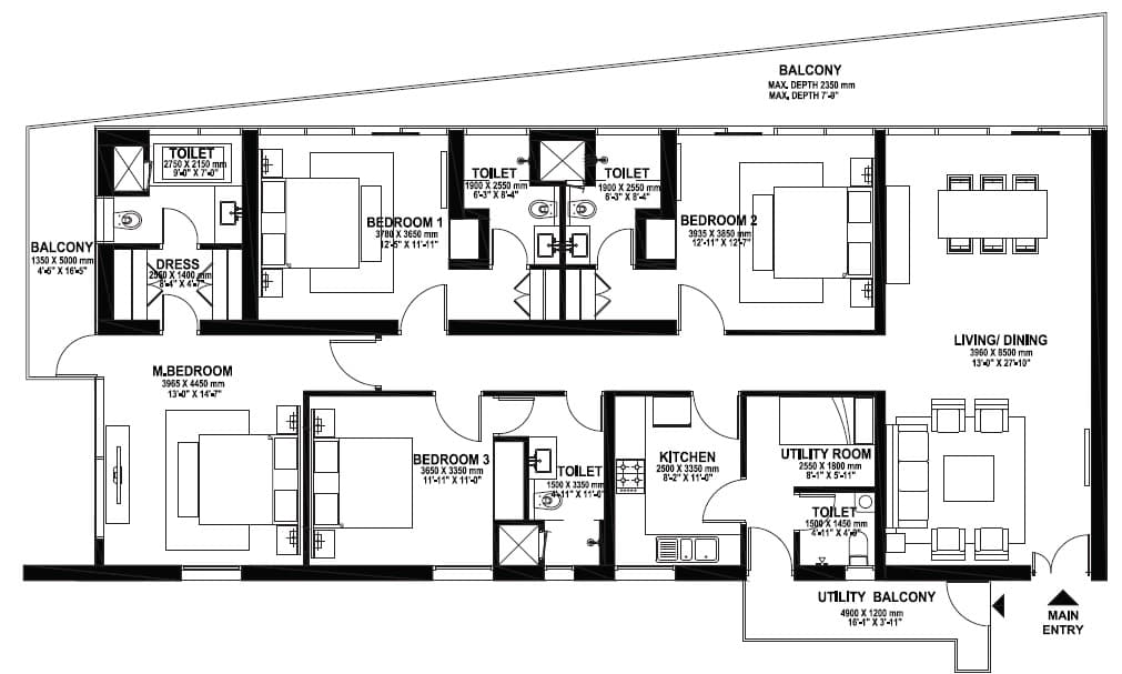 4 BHK — IREO Skyon — photo 1